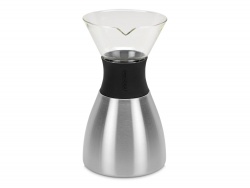 OA24082821741 ASOBU. Кофеварка POUR OVER, 1000 мл, серебристый/черный