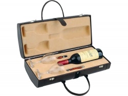 OA82S-BRN48 Тубус для вина с винными аксессуарами Рислинг, коричневый