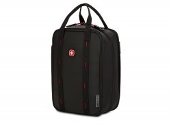 OA210208405 SWISSGEAR. Термосумка для ланча SWISSGEAR, прорезиненный полиэстер 600D, черный/красный, 23х15х10 см, 3,5 л