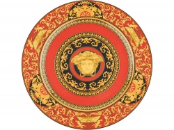 OA70ART-RED1 VERSACE. Блюдо Medusa