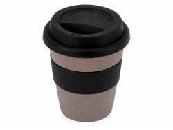 OA240828636 Стакан с силиконовой крышкой Cafe, черный