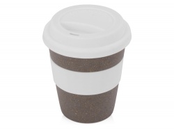 OA2003027338 Стакан с силиконовой крышкой Caf&eacute;, белый