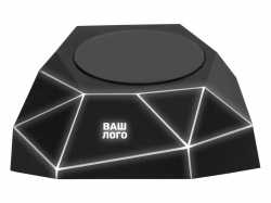 OA2003028213 Xoopar. Док-станция Geo Dock с быстрой беспроводной зарядкой, черный с белой подсветкой. XOOPAR