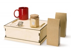 OA2003023827 Eat & Bite. Подарочный набор Tea Duo Deluxe, красный