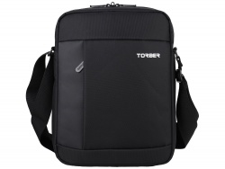 OA24082820927 Torber. Сумка кросс-боди TORBER, черный, нейлон, 21,5 х 17 х 6 см