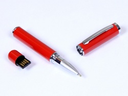 OA2102093565 USB-флешка на 8 Гб в виде ручки с мини чипом, красный