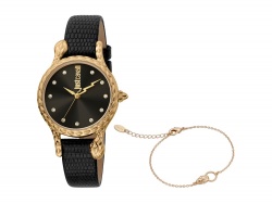 OA210208420 Just Cavalli. Подарочный комплект, состоящий из женских наручных часов и браслета. Just Cavalli