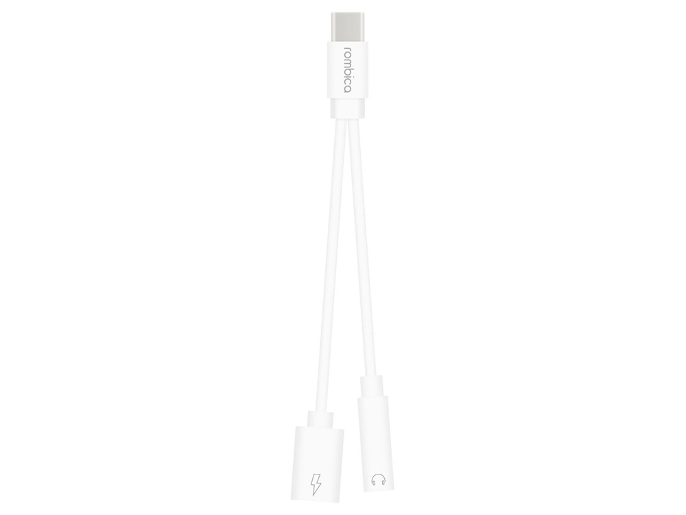 OA2102092028 ROMBICA. Rombica Type-C Adapter 3.5C, белый