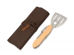 OA2102091182 Tour de Grass. BBQ мультитул Blade 5в1 с деревянными ручками, в чехле
