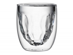 OA2102092982 QDO. Стаканы Elements Metal 2 шт, 75 мл, прозрачный