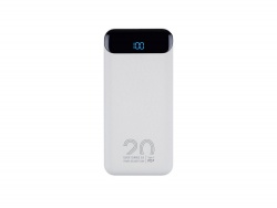 OA2102095517 RIVACASE. RIVACASE VA2580 (20 000mAh), QC/PD 20W внешний аккумулятор с дисплеем, белый /24