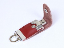 OA2102093538 USB-флешка на 64 ГБ в виде брелка, коричневый
