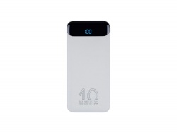 OA2102095515 RIVACASE. RIVACASE VA2540 (10 000mAh), QC/PD 20W внешний аккумулятор с дисплеем, белый 12/48