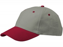 OA30TX-56 Slazenger. Бейсболка Grip, серый/красный