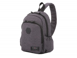 OA210208104 SWISSGEAR. Рюкзак SWISSGEAR 13&#39;&#39;, ткань Grey Heather/ полиэстер 600D PU , 25х14х35 см, 12 л, серый