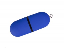 OA2102092261 USB-флешка на 16 ГБ 3.0 USB, с покрытием soft-touch, синий