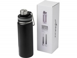 OA2102091412 Avenue. Спортивная бутылка Gessi объемом 590 мл с медной вакуумной изоляцией, черный