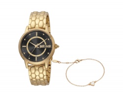 OA210208422 Just Cavalli. Подарочный комплект, состоящий из женских наручных часов и браслета. Just Cavalli