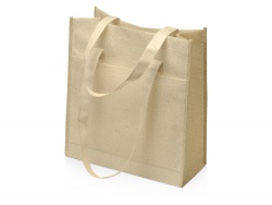 OA2102093746 Сумка-шопер Wheat из переработанного пластика 80gsm, 30.5*33*12.5cm, бежевый