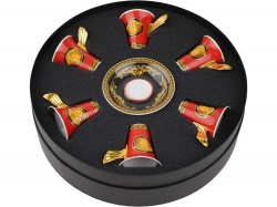 OA28T-RED11 VERSACE. Кофейный набор на 6 персон Versace Medusa