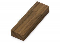 OA210209513 Флеш-карта USB 2.0 16 Gb Woody с магнитным колпачком, темное дерево