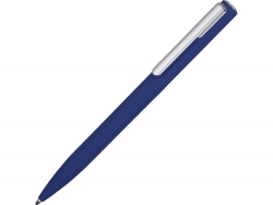 OA210209924 Ручка шариковая пластиковая Bon с покрытием soft touch, темно-синий