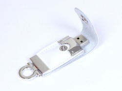 OA2102093520 USB-флешка на 16 Гб в виде брелка, белый