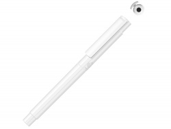 OA2102095869 Uma. Роллер из переработанного rPET материала RECYCLED PET PEN PRO R, белый с черными чернилами