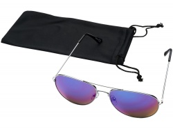 OA2003027627 Солнечные очки Aviator с цветными зеркальными линзами, фуксия