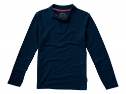 OA1701405130 Slazenger. Рубашка поло Point мужская с длинным рукавом, темно-синий