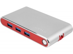 OA2102095166 ROMBICA. Хаб USB Rombica Type-C Hermes Red