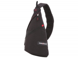OA210208102 SWISSGEAR. Рюкзак SWISSGEAR с одним плечевым ремнем, 25x15x45 см, 7 л, черный/красный