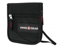 OA21020876 SWISSGEAR. Кошелёк на шею SWISSGEAR, полиэстер 600D, 14х2х16 см, черный