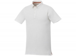 OA2003026337 Elevate. Мужская футболка поло Atkinson с коротким рукавом и пуговицами, белый