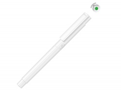 OA2102095899 Uma. Маркер в корпусе из переработанного материала rPET RECYCLED PET PEN PRO LIQEO, белый с салатовыми чернилами