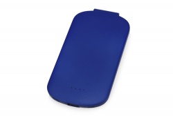OA183032510 Портативное зарядное устройство Pin на 4000 mAh с большой площадью нанесения и клипом для крепления к одежде или сумке, синий