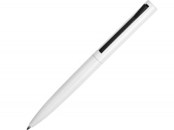 OA2003022360 Ручка металлическая шариковая Bevel, белый/черный