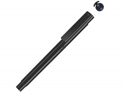 OA2102095871 Uma. Капиллярная ручка в корпусе из переработанного материала rPET RECYCLED PET PEN PRO FL, черный с синими чернилами