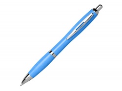 OA2003027689 Шариковая ручка Nash из пшеничной соломы с хромированным наконечником, cиний