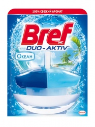 MP200412507 Блок туалетный подвесной Океан Duo Aktiv BREF, 50 мл