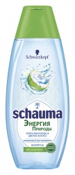 MP200412832 Шампунь SCHAUMA Энергия природы Свежая крапива и зеленое яблоко для нормальных волос 400 мл