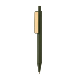 XI2409041409 XD Collection. Ручка из переработанного ABS-пластика GRS с бамбуковым клипом