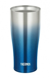 TM20090305 Thermos JDE. Термостакан из нерж. стали с двойными стенками тм THERMOS JDE-420C S/S SP-BL 0.42L