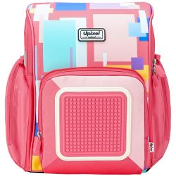 UPWY-U18-7P Upixel Funny Square School Bag. Рюкзак Funny Square School Bag WY-U18-7 Розовый