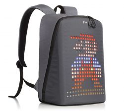 PX1908021 PIX. Рюкзак Pix с LED-экраном серый
