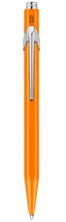CA1B-MLT77 Carandache Office Popline. Ручка шариковая Carandache Office Popline  Orange Fluo M синие чернила подар.кор.