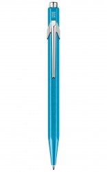 CA1B-MLT63 Carandache Office Popline Metal-X. Ручка шариковая Carandache Office Popline Metal-X  Turquoise Metallic M синие чернила подар