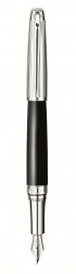 CA1F-BLK14 Carandache Leman. Ручка перьевая Carandache Leman  Bicolor Black SP F золото 18K подар.кор.