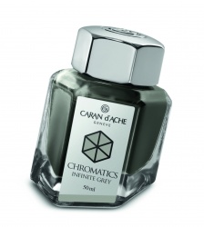 CA1Z-MLT7 Carandache CHROMATICS. Флакон с чернилами Carandache Chromatics  Infinite grey чернила 50мл