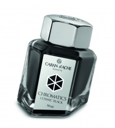 CA1Z-MLT34 Carandache CHROMATICS. Флакон с чернилами Carandache Chromatics  Cosmic black чернила 50мл